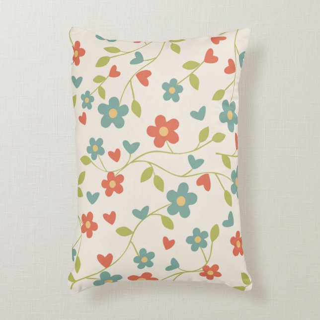 Akzent Pillow with Spring Flowers Dekokissen (Vorderseite(Vertikal))