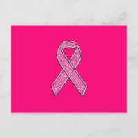 Akzente Chrome Glitzer Stil Rosa Band Bewusstsein