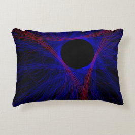 Akzentes dreieckiges geometrisches Kissen