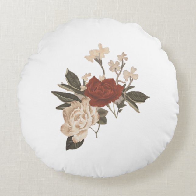 Akzentkissen - rund rundes kissen (Vorderseite)