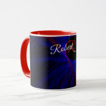 Akzentuierte Dreiecks-Geometrie-Kaffeetasse