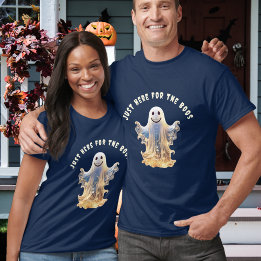 Akzentuierter geisterhafter Halloween-Glanz person T-Shirt