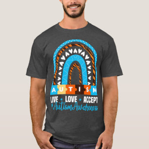 Akzeptanz der Autismus-Live-Liebe T-Shirt