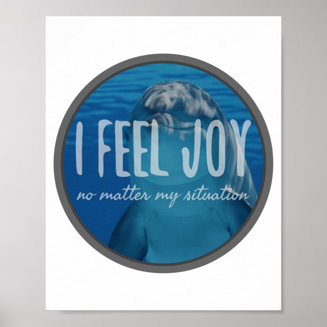 Akzeptanz positiver Bejahungen Poster (Vorne)