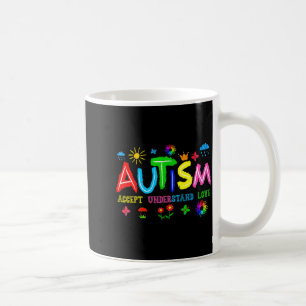 Akzeptiere verstehe liebe Autismus-Bewusstseins-Ta Kaffeetasse