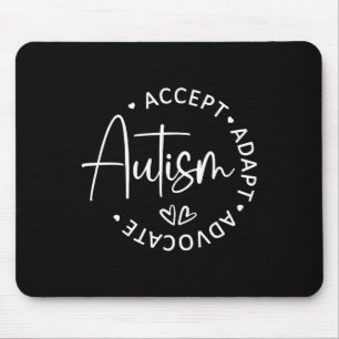 Akzeptieren Sie das Bewusstsein für Autismus Advoc Mousepad