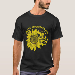 Akzeptieren Sie die Autismus-Awa unterstützende Au T-Shirt