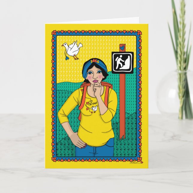 Akzeptieren Sie die Challenge B_Greeting-Karte Karte (Vorderseite)