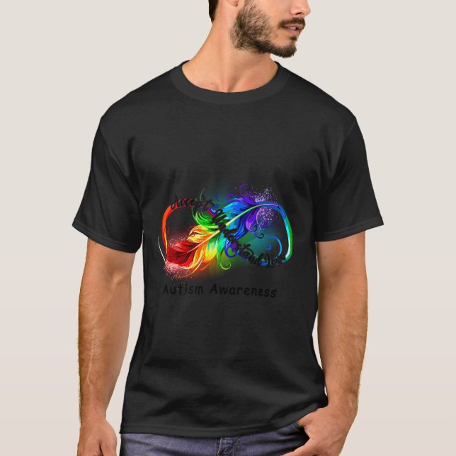 Akzeptieren Sie Liebe Autismus Unendlichkeit Symbo T-Shirt (Vorderseite)