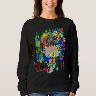 Akzeptieren Sie Liebe Gnome Puzzle Pieces Autismus Sweatshirt
