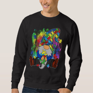 Akzeptieren Sie Liebe Gnome Puzzle Pieces Autismus Sweatshirt