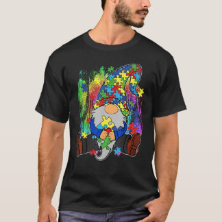 Akzeptieren Sie Liebe Gnome Puzzle Pieces Autismus T-Shirt