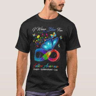 Akzeptieren Sie Liebe Schmetterling Unendlichkeit T-Shirt