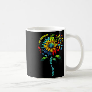 Akzeptieren Sie Liebe Sonnenblumenautismus Bewusst Kaffeetasse