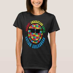 Akzeptieren Verstehen Liebe Autismus-Bewusstsein G T-Shirt