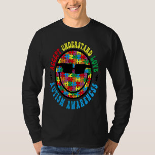 Akzeptieren Verstehen Liebe Autismus-Bewusstsein G T-Shirt