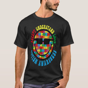 Akzeptieren Verstehen Liebe Autismus-Bewusstsein G T-Shirt
