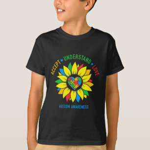 Akzeptieren Verstehen Liebe Autismus-Bewusstsein S T-Shirt