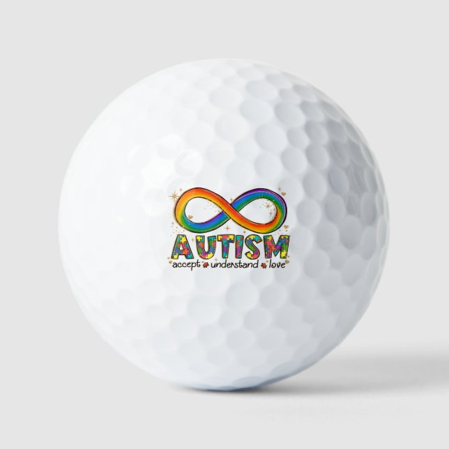 Akzeptieren, Verstehen, Liebe Golfball (Vorderseite)