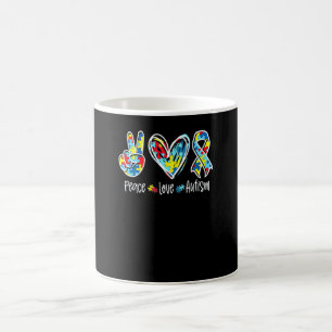 Akzeptieren Verstehen Liebe Puzzle Teil Autismus-B Kaffeetasse