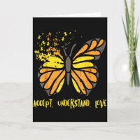 Akzeptieren Verstehen Liebe Schmetterling Shirt Au