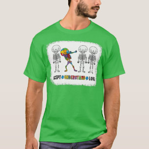 Akzeptieren von Liebe-Autismus-Bewusstsein 1 T-Shirt