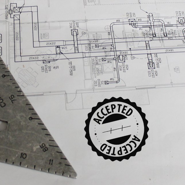 Akzeptiert, Buchhalter, kleine Unternehmen Gummistempel (Von Creator hochgeladen)