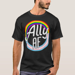 AL AF Liebe Flaggen Gleichwertiges LGBT-Flag L T-Shirt