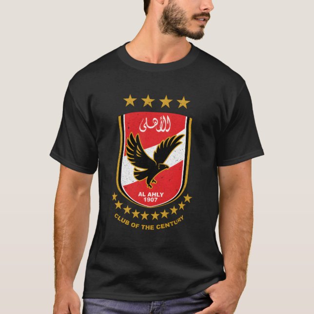 Al Ahly Club Unterstützer Fan Ägypten T-Shirt (Vorderseite)