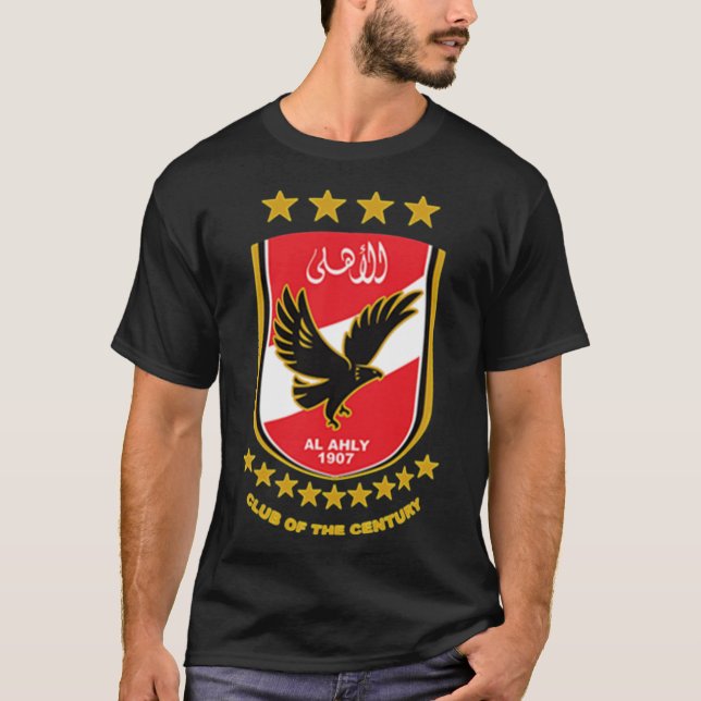 Al AHLY Football Club New 9 Sterne Logo Classic T- T-Shirt (Vorderseite)