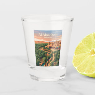 Al-Ahsa-Oase Saudi-Arabien Schnapsglas