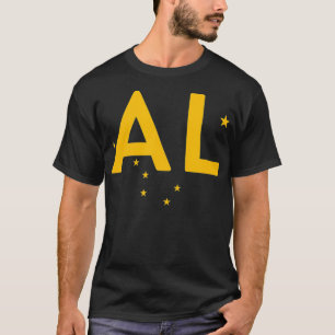 AL Alaska Drei Teile Combo Design Alaskan Flag P T-Shirt