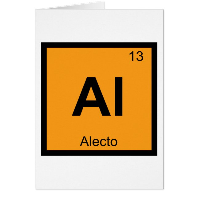 Al - Alecto Erinnyes Chemistry Periodic Table (Vorne)