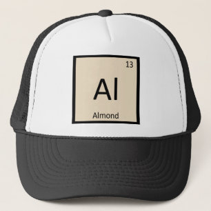 Al - Almond Nut Chemistry Periodic Table Symbol Truckerkappe