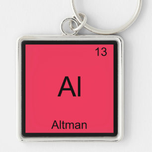 Al - Altman Funny Chemistry Element Symbol T - Shi Schlüsselanhänger