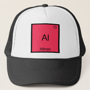 Al - Altman Funny Chemistry Element Symbol T - Shi Truckerkappe