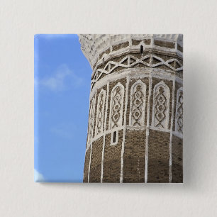 Al-Bakiriya-Moschee im alten Sana'a, Jemen Button