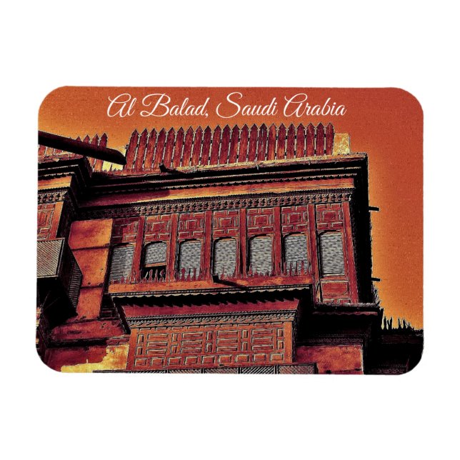 Al Balad, Saudi-Arabien Magnet (Horizontal)