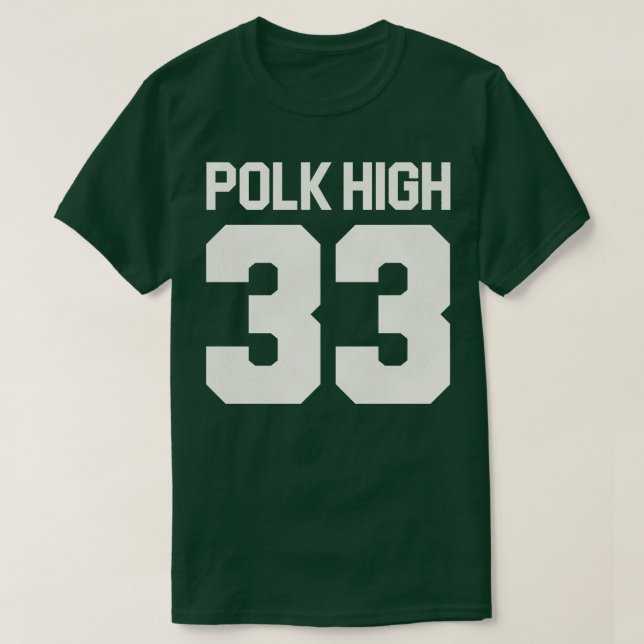Al Bundy Polk High Jersey FrontBack Print T-Shirt (Design vorne)