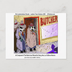 Al Cowpone & The Moofia Gang Funny Cows Postkarte