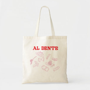 Al Dente Pink und Red Tragetasche