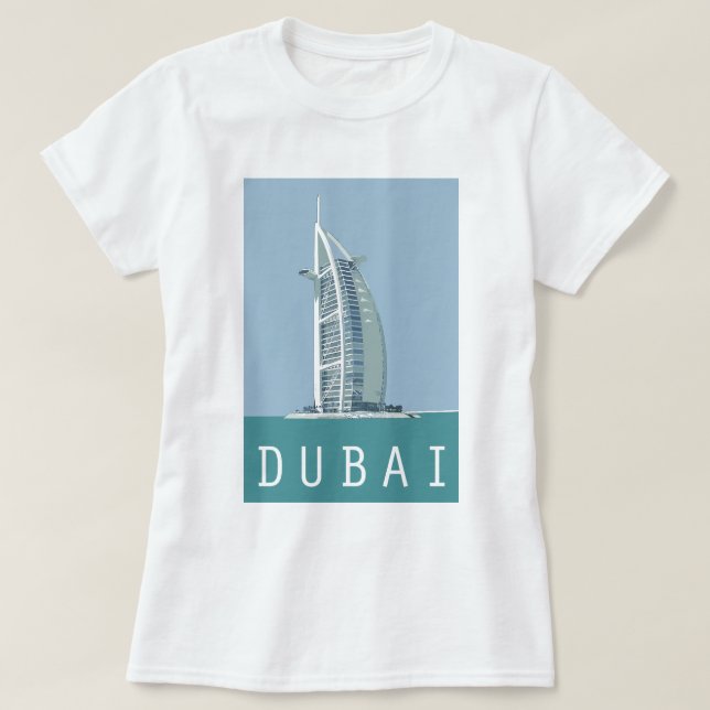 Al Dubais Burj Araber T-Shirt (Design vorne)