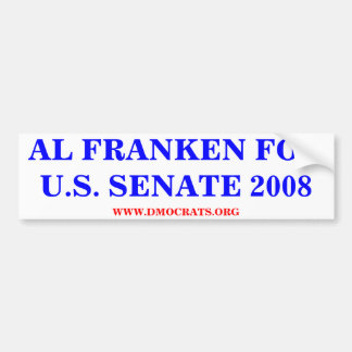 AL FRANKEN FÜR US SENATE 2008 Sticker Autoaufkleber