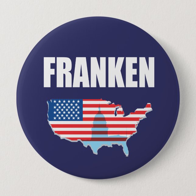 AL FRANKEN Wahl-Gang Button (Vorderseite)