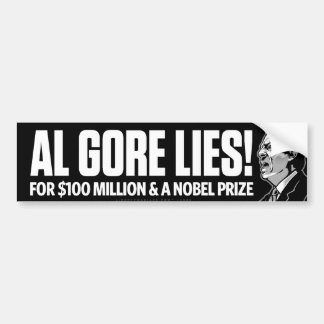 Al Gore liegt Autoaufkleber