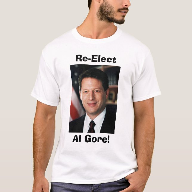 Al Gore, wählen, Al Gore wieder! T-Shirt (Vorderseite)