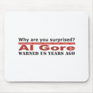 Al Gore warnte uns Mousepad