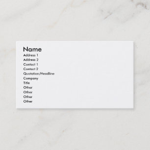 Al Goreleone Business Cards Visitenkarte
