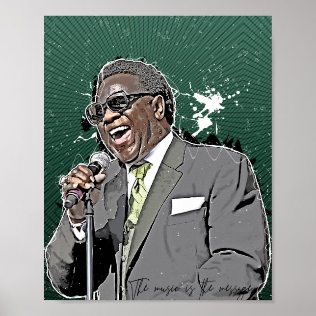 Al Green Jazz - Design Poster (Vorne)