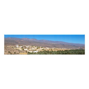 Al Hamra historische Stadt in Oman Fotodruck